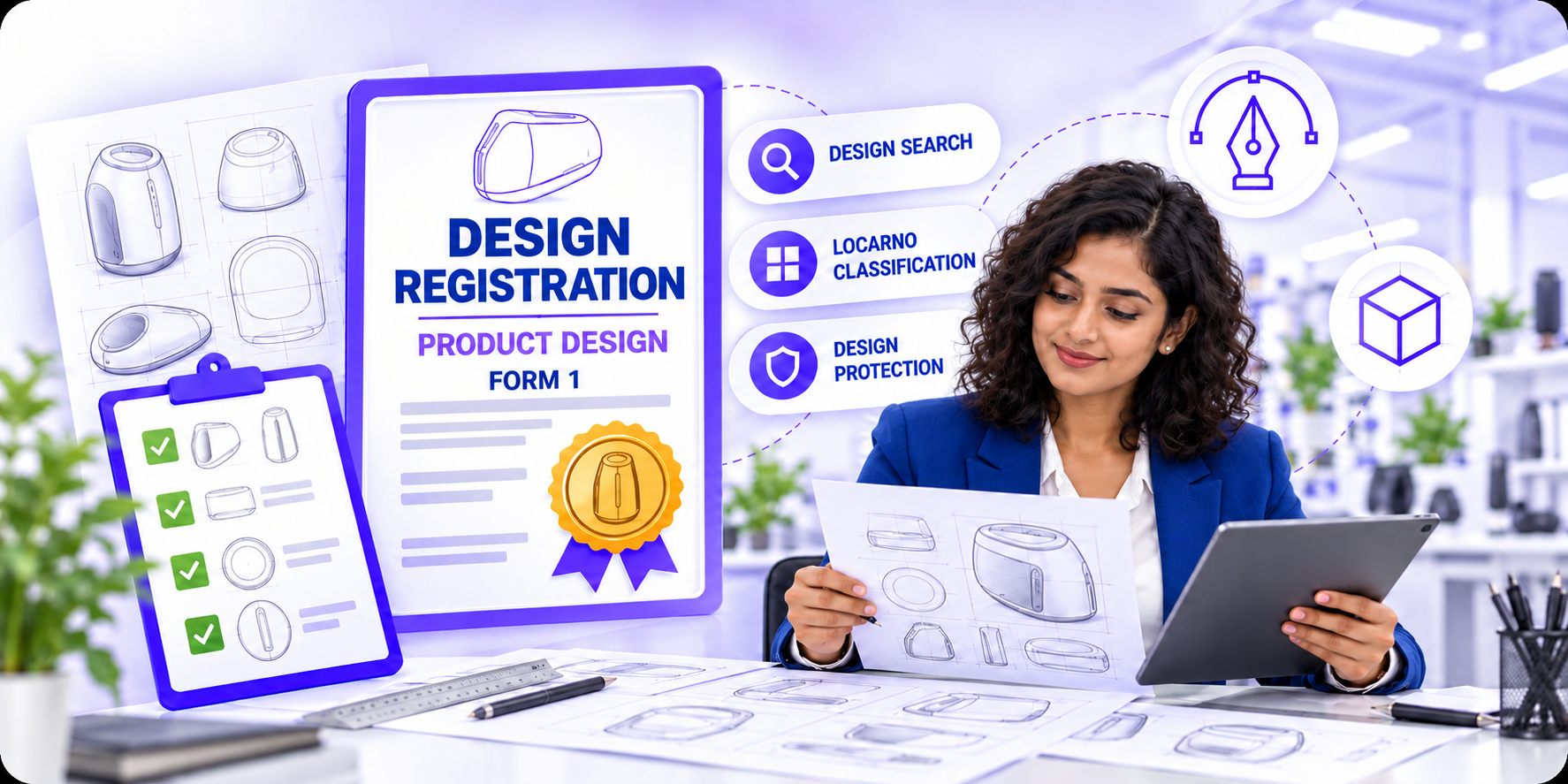 Design registration support